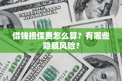北京借钱担保费怎么算？有哪些隐藏风险？