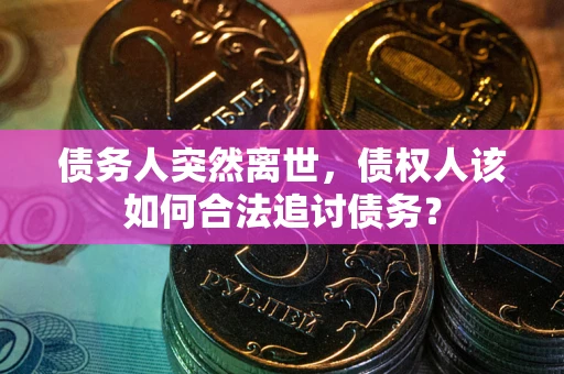 北京债务人突然离世，债权人该如何合法追讨债务？