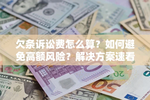北京欠条诉讼费怎么算？如何避免高额风险？解决方案速看！