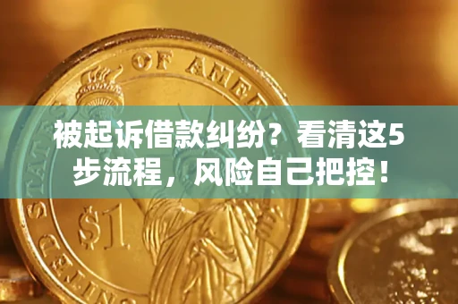 北京被起诉借款纠纷？看清这5步流程，风险自己把控！