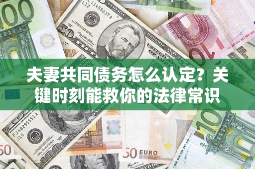 北京夫妻共同债务怎么认定？关键时刻能救你的法律常识
