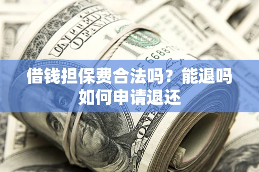 北京借钱担保费合法吗？能退吗如何申请退还