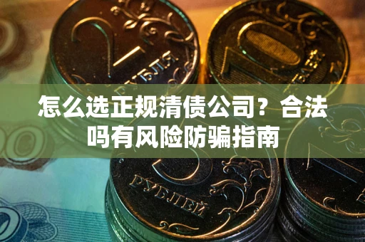 北京怎么选正规清债公司？合法吗有风险防骗指南